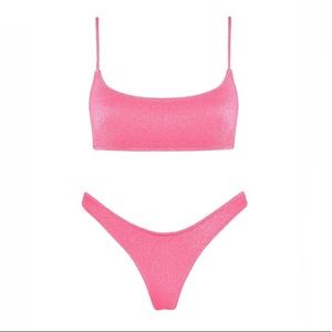 Pink triangl bikini
